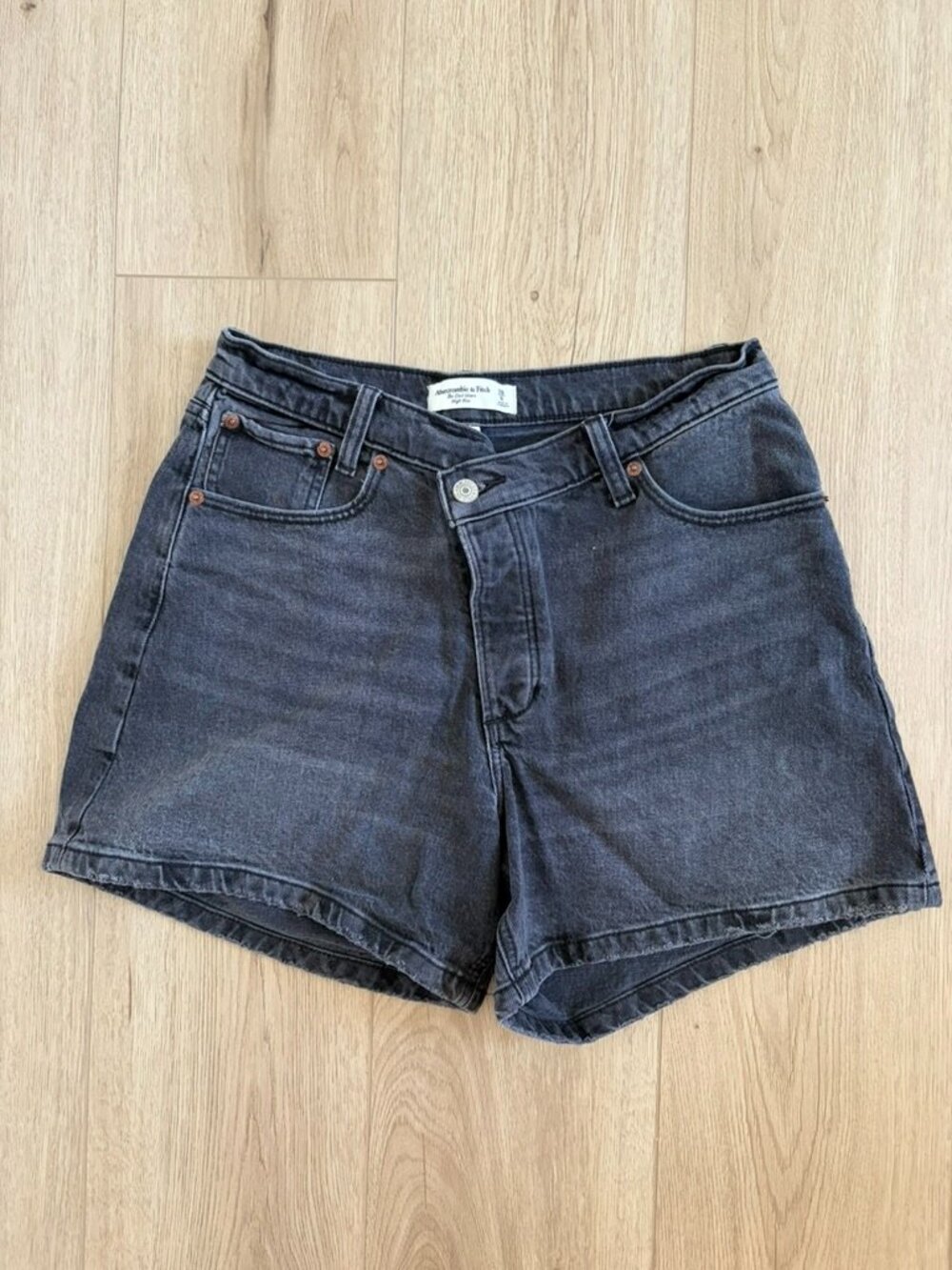 Abercrombie Curve Love High Rise Dad Shorts